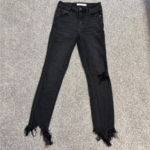 Hidden Black Distressed Women's Jeans